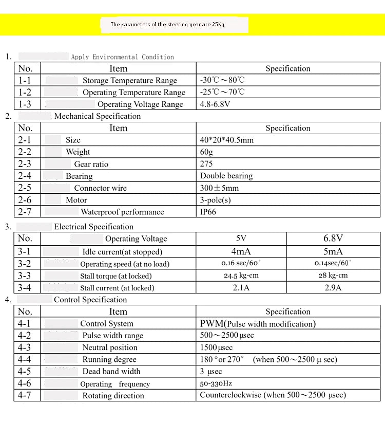6 DOF Arduino Robot Arm Kit - Servo Motor Close-up