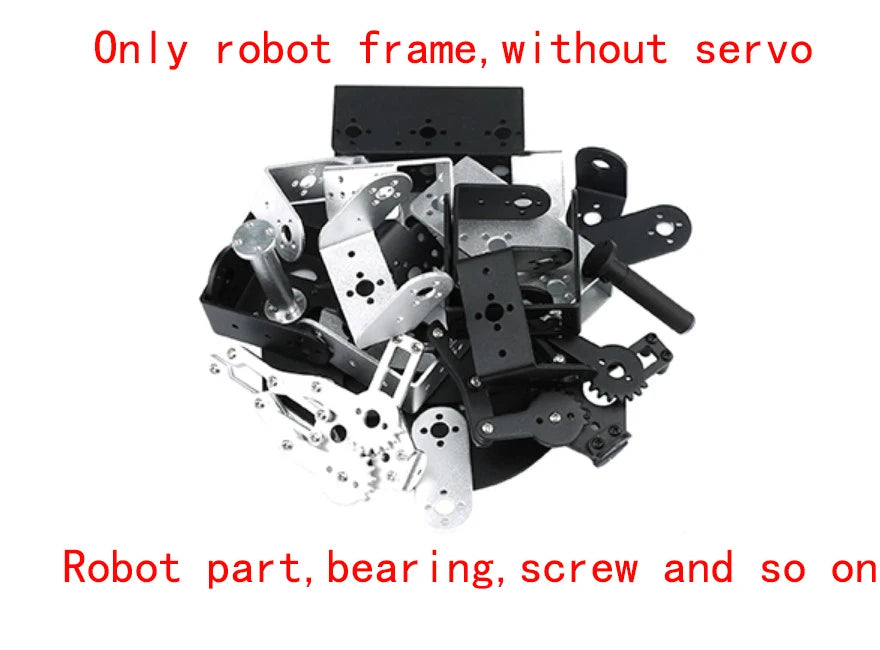 Multi-Axis Industrial Robot Arm Kit - Side View