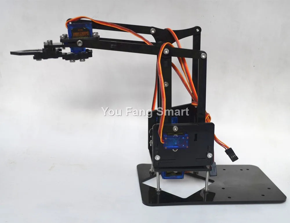 4 DOF STEM Robot Arm Kit - Assembly Components