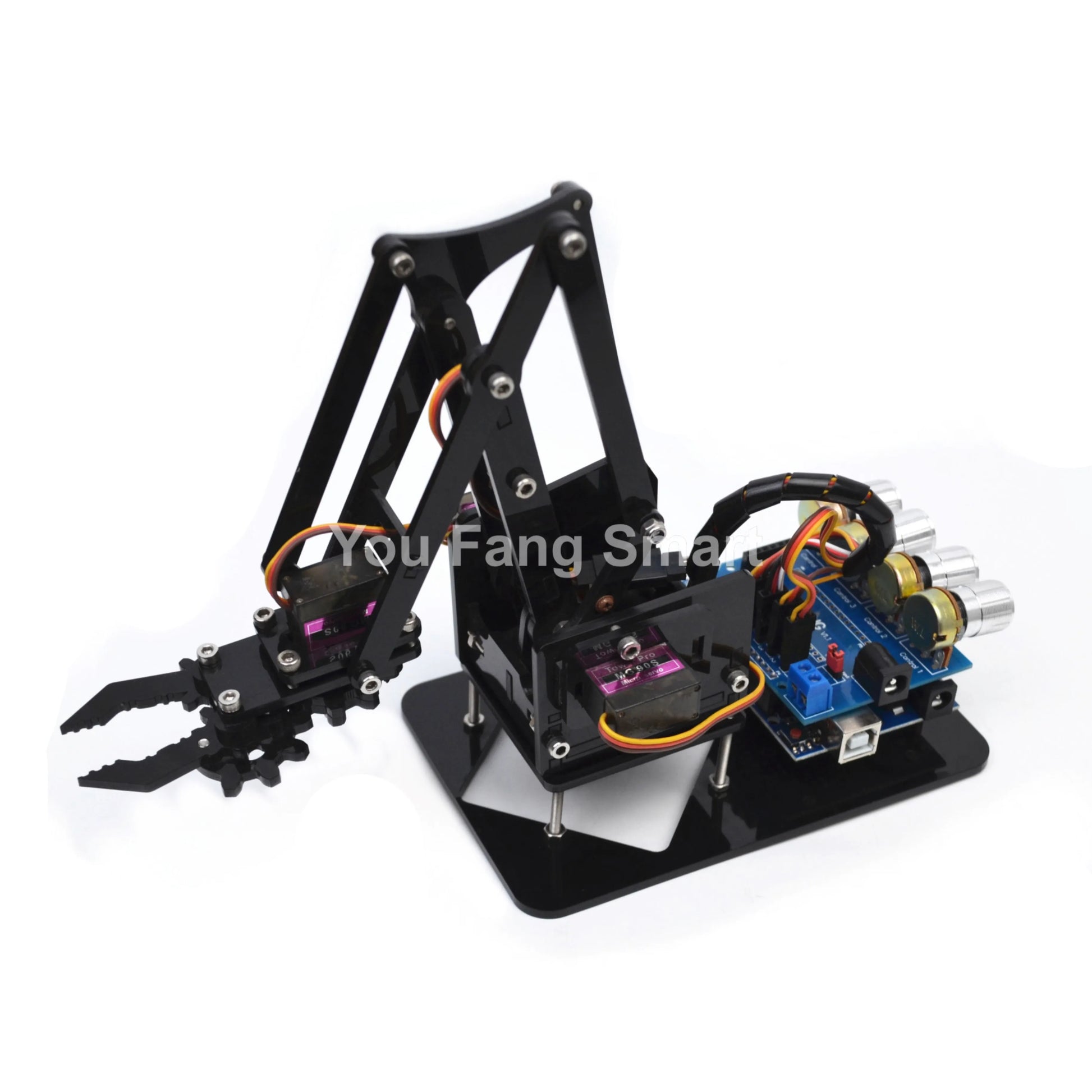 4 DOF STEM Robot Arm Kit - Servo Motor Close-up