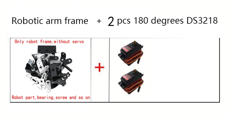 2 DOF Pan-Tilt Robot Gimbal Kit - Joint Detail