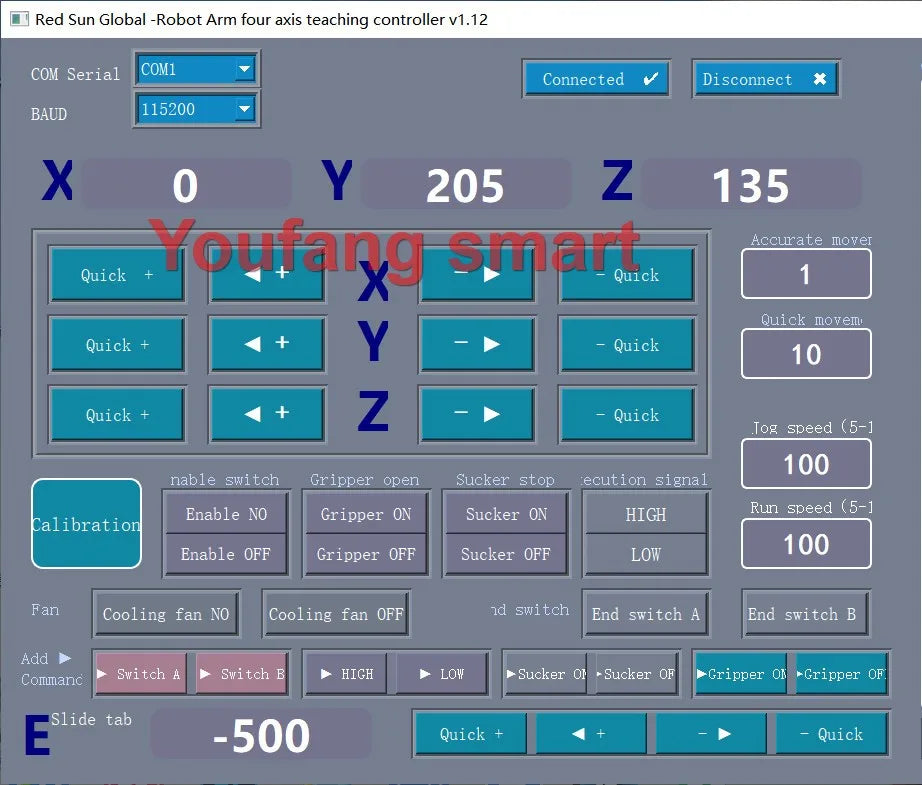 Multi-Axis Industrial Robot Arm Kit - Assembly Components