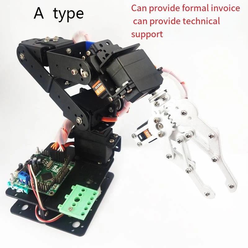 6 DOF Arduino Robot Arm Kit - Assembly Components