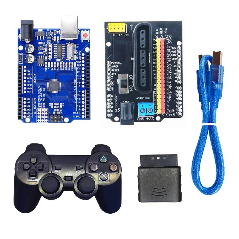 6 DOF Metal Alloy Robot Arm Kit - Size Reference