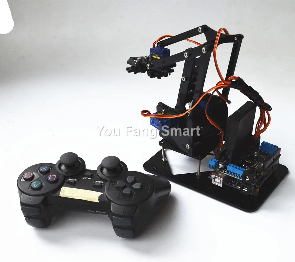 4 DOF STEM Robot Arm Kit - Servo Motor Close-up