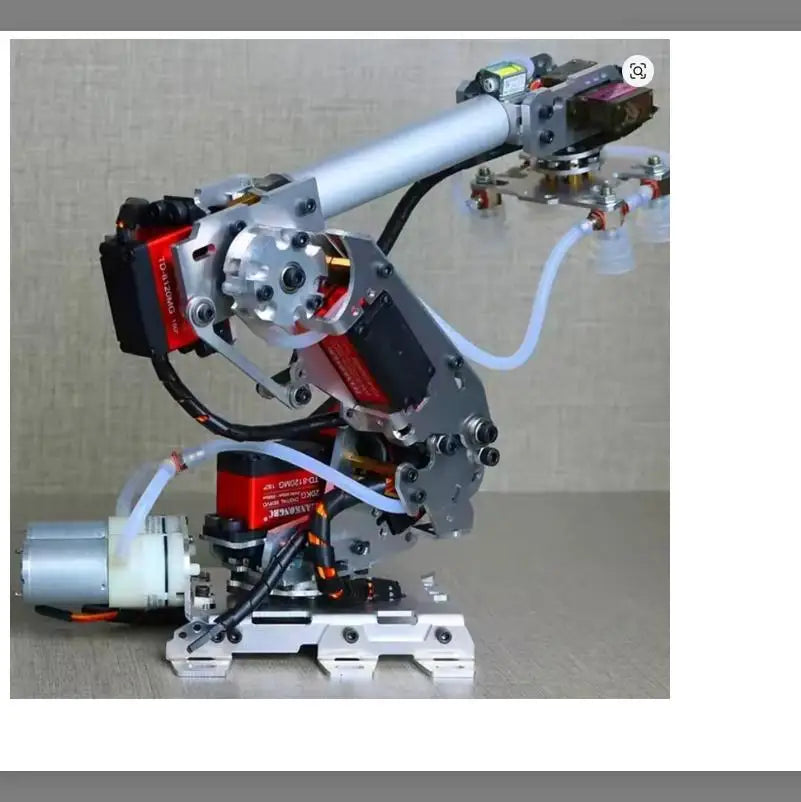 7 DOF Industrial Robot Arm Kit - Servo Motor Close-up