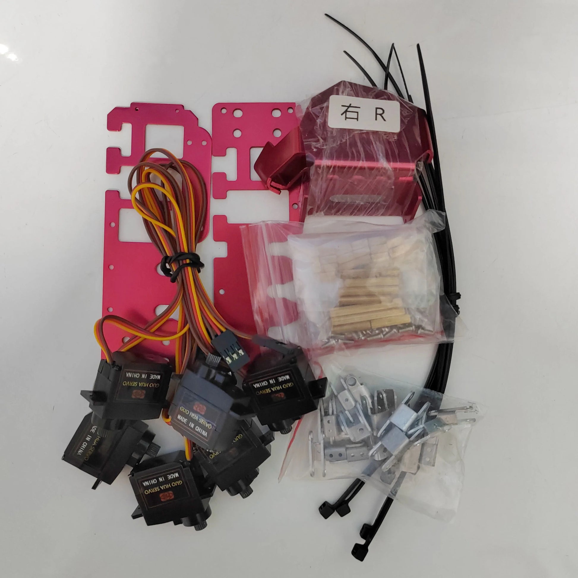 5 DOF Humanoid Robot Hand Kit - Servo Motor Close-up