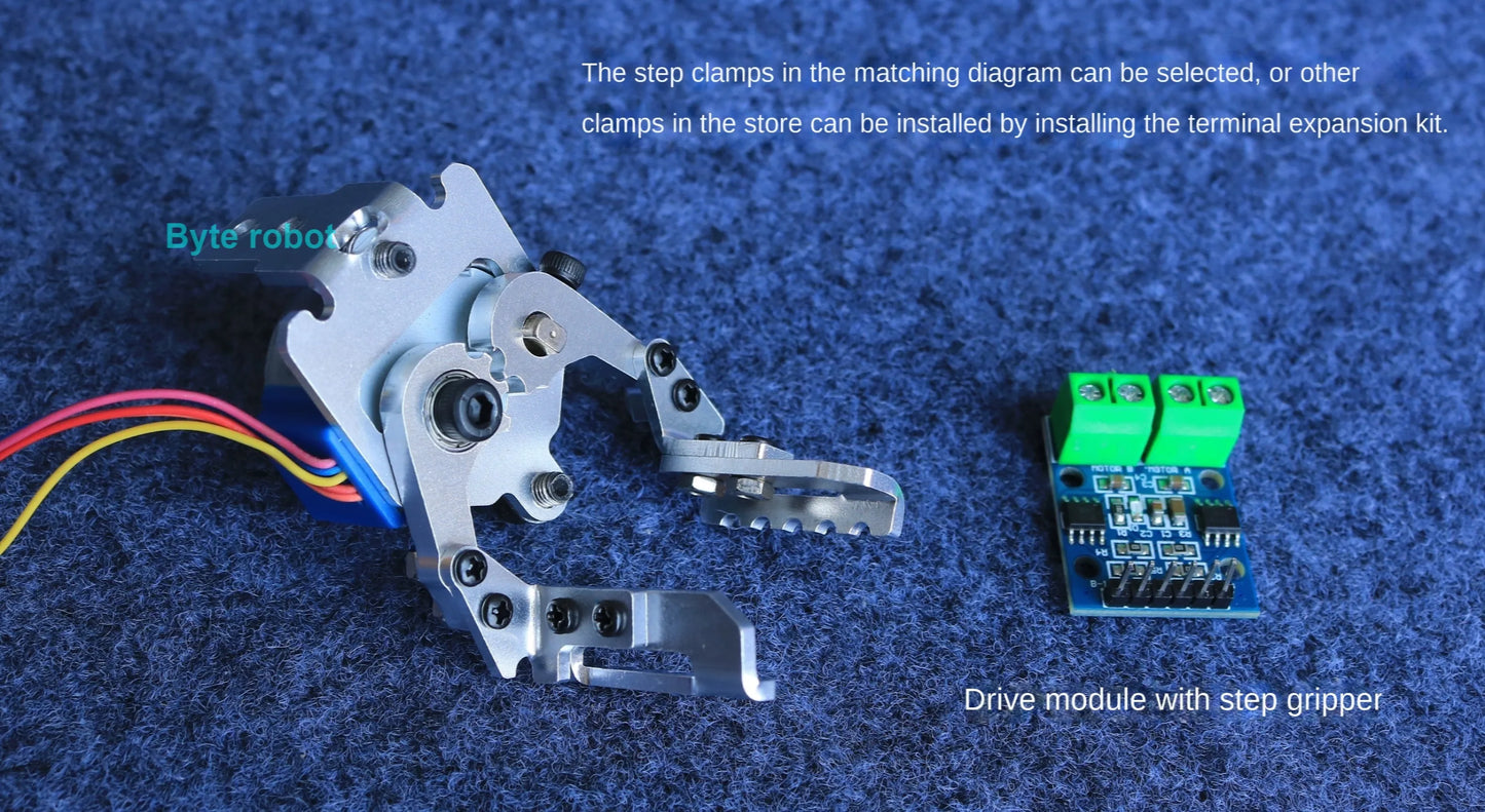 4-Axis Stepper Motor Robot Arm Kit - Assembly Components