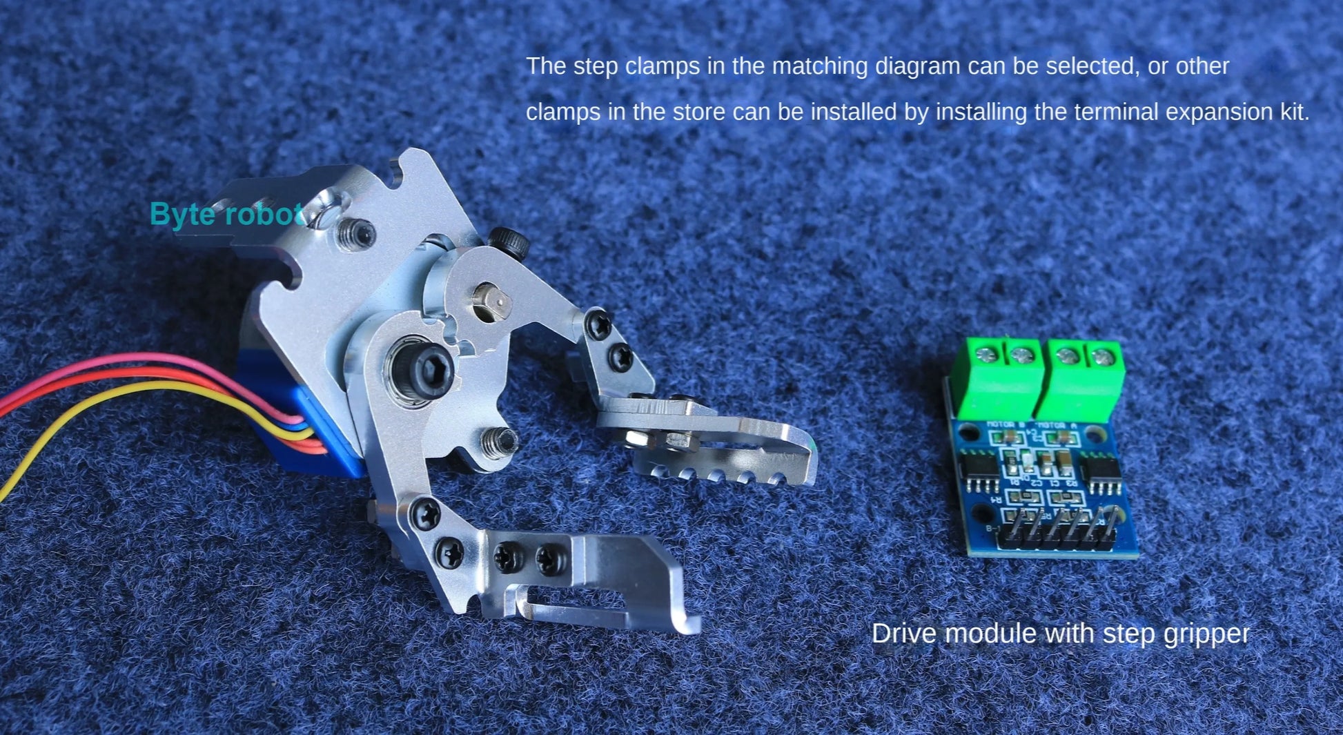 4-Axis Stepper Motor Robot Arm Kit - Assembly Components