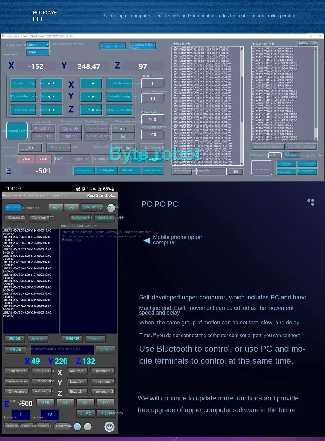 4-Axis Stepper Motor Robot Arm Kit - Assembly Components