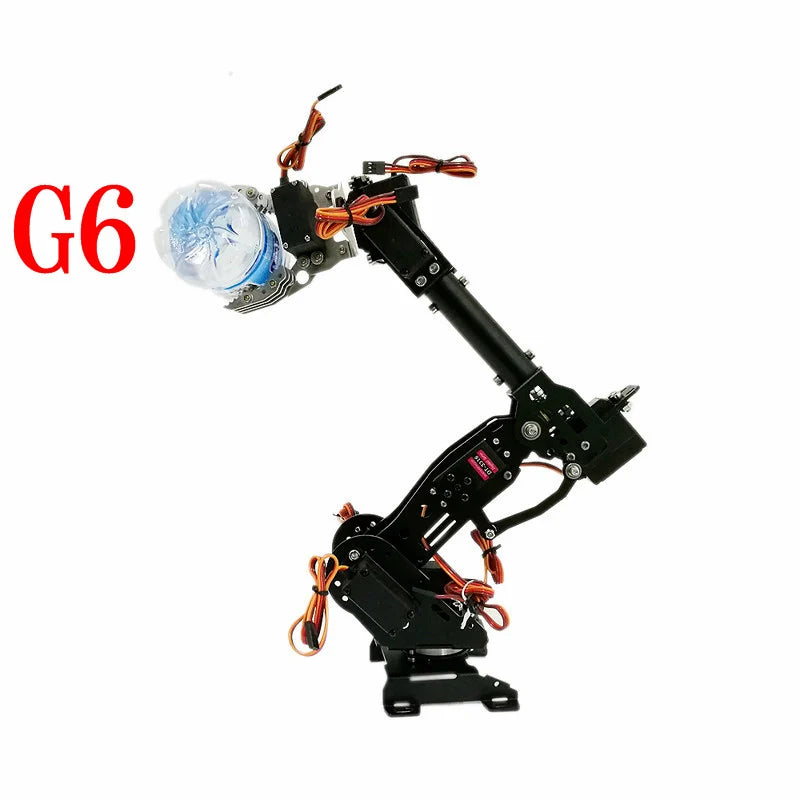 G6 Metal Robot Arm Gripper Kit - Servo Motor Close-up