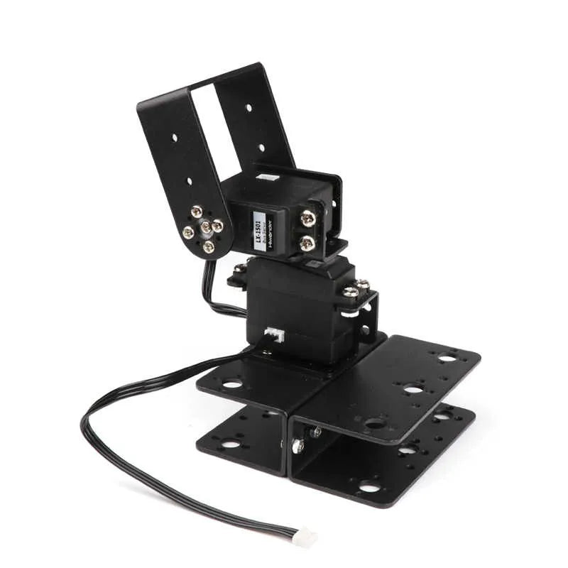 2 DOF Pan-Tilt Robot Gimbal Kit - Assembly Components