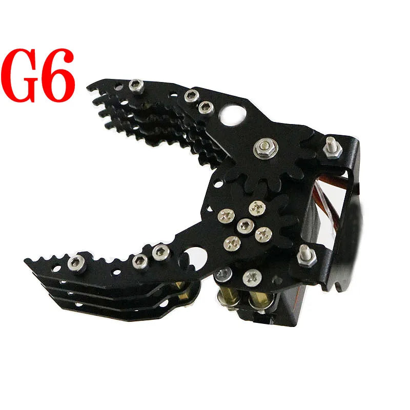 G6 Metal Robot Arm Gripper Kit - Assembly Components