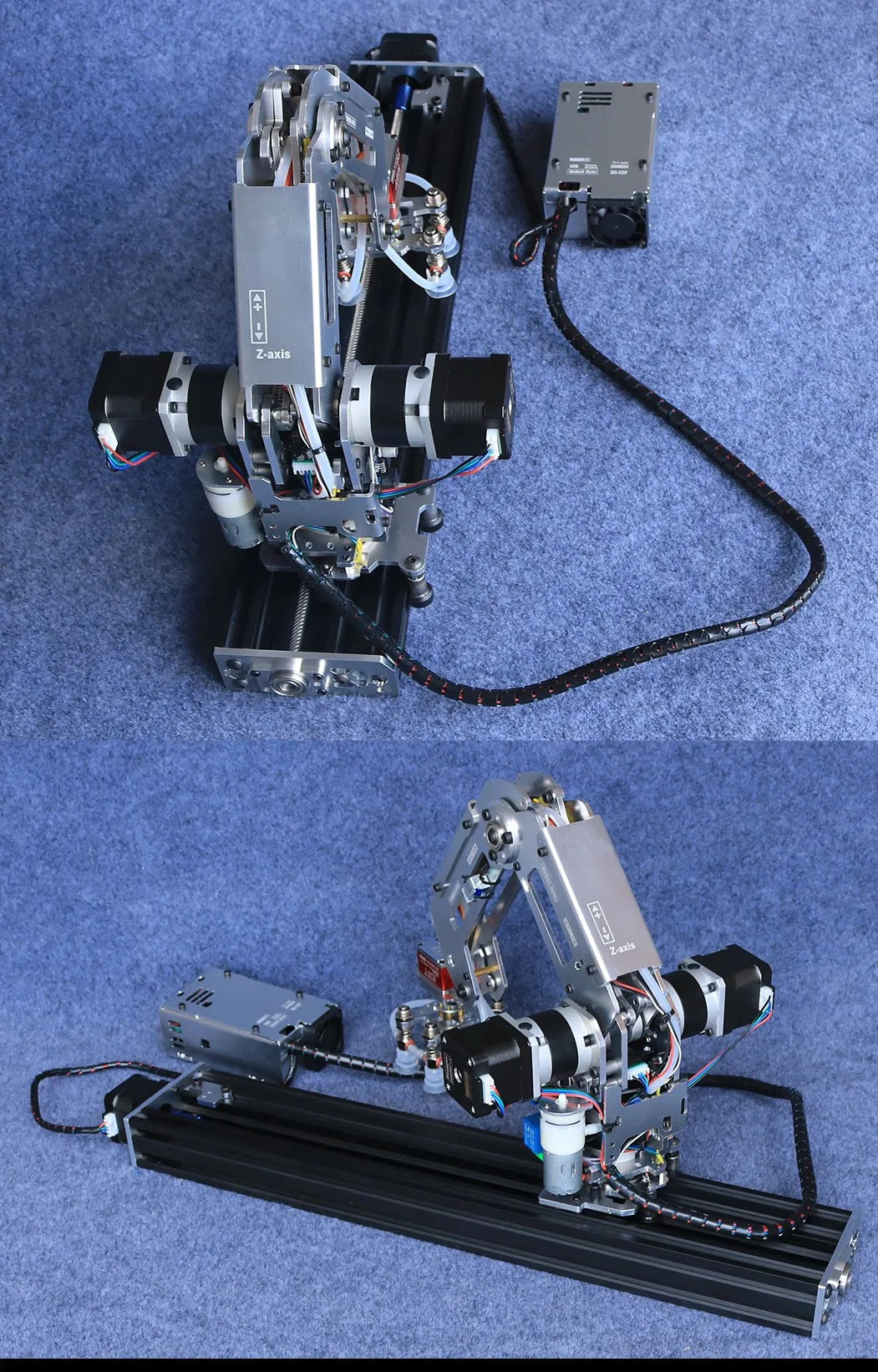 Multi-Axis Industrial Robot Arm Kit - Assembled View