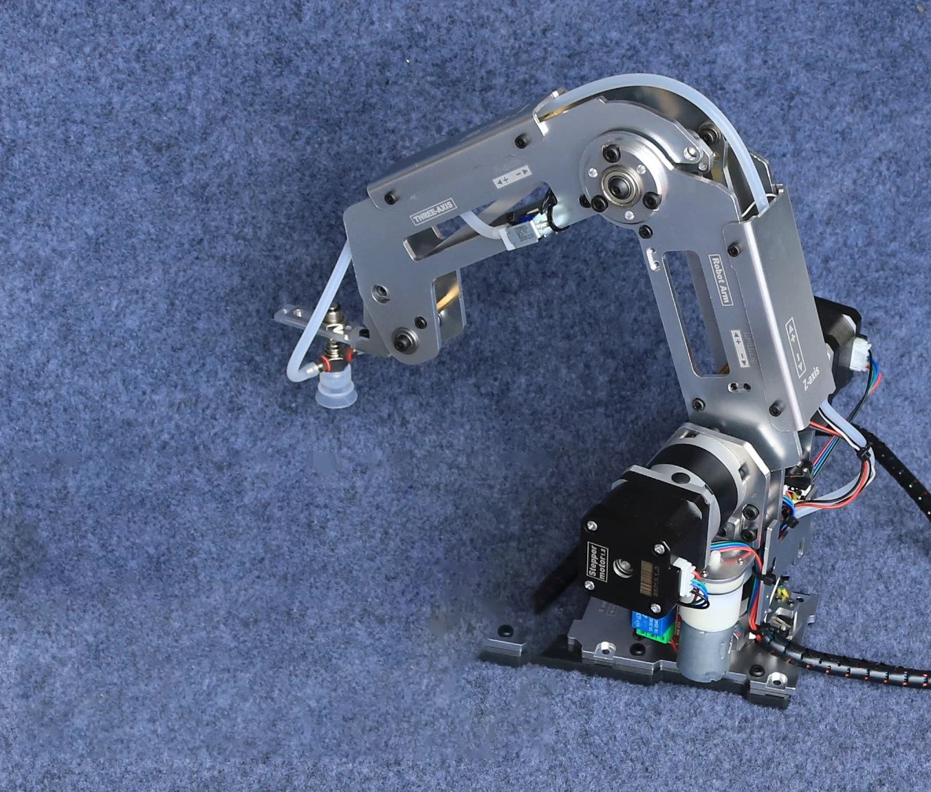 Multi-Axis Industrial Robot Arm Kit - Assembled View