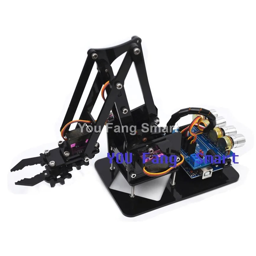 4 DOF STEM Robot Arm Kit - Size Reference