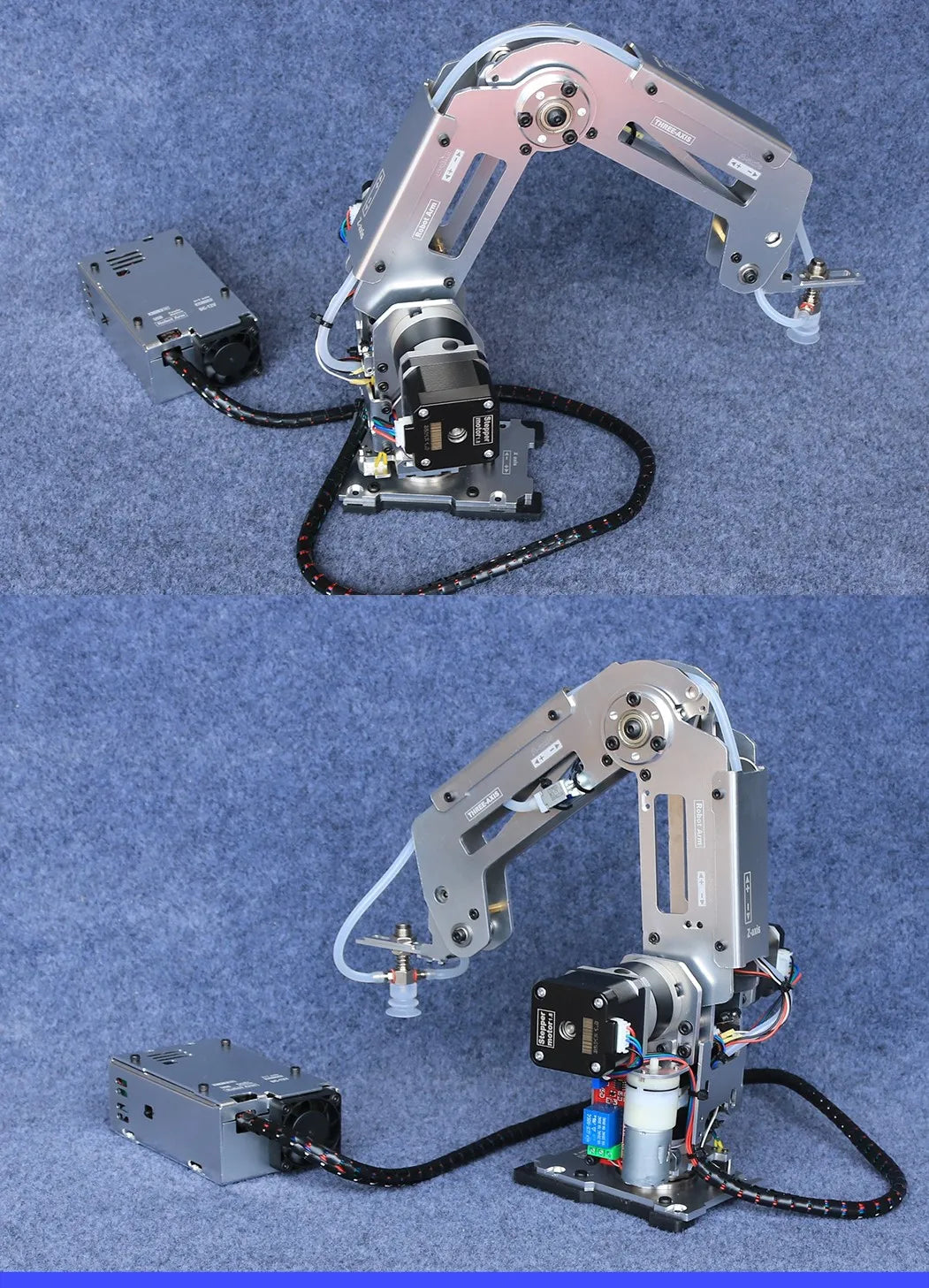 Multi-Axis Industrial Robot Arm Kit - Size Reference